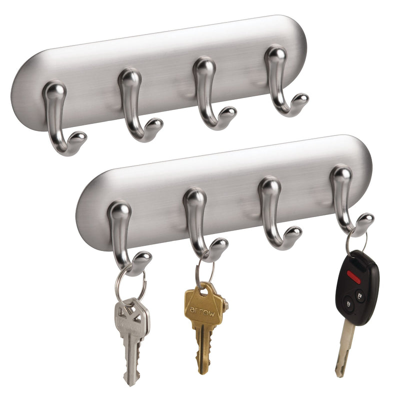 iDesign Wall Racks, Brushed Nickel, ABS (28179M2)
