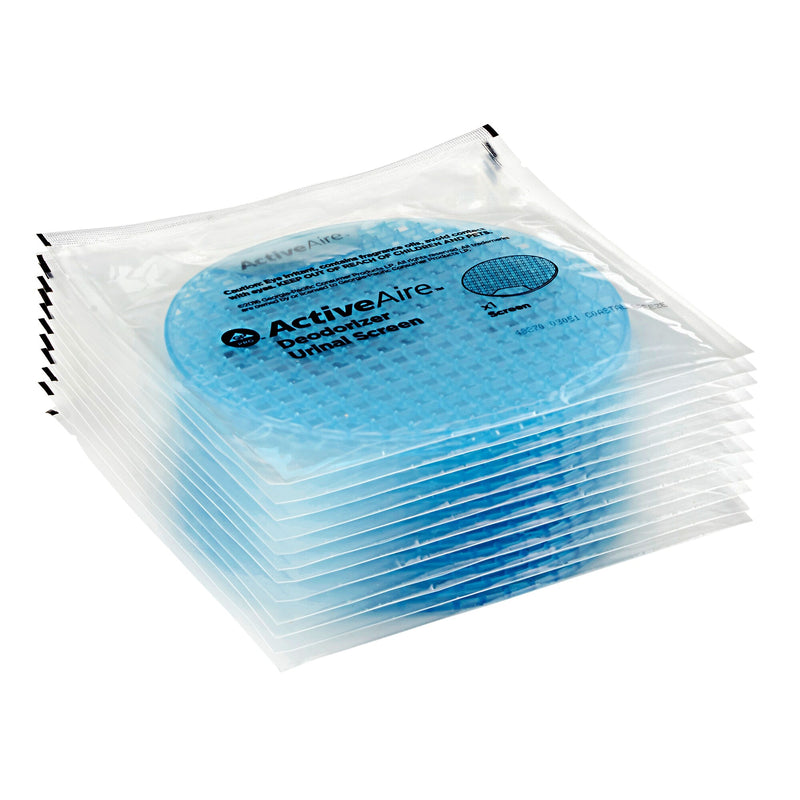 ActiveAire Urinal Screen, Coastal Breeze Scent, Blue, 12/Pack (GPC48270)