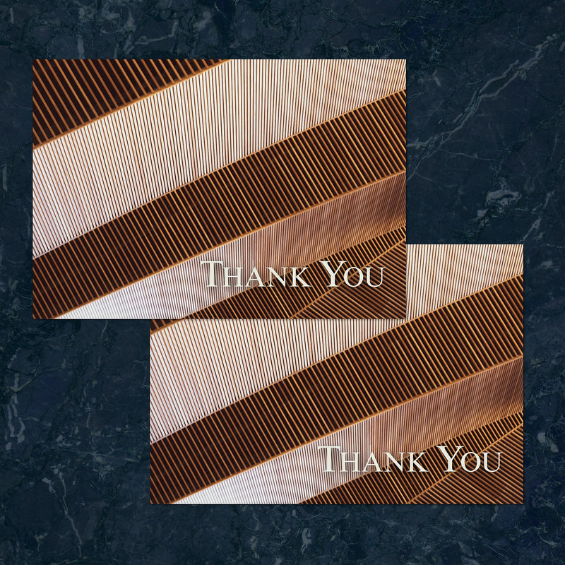 Great Papers Bold Copper General Use Thank You Notecard Kits, Multicolored, 24/Pack (2025027)
