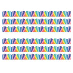Carson Dellosa Education We Stick Together Scalloped Bulletin Board Borders, 3" x 3', Rainbow Burst, 6/Bundle (CD-108518-6)