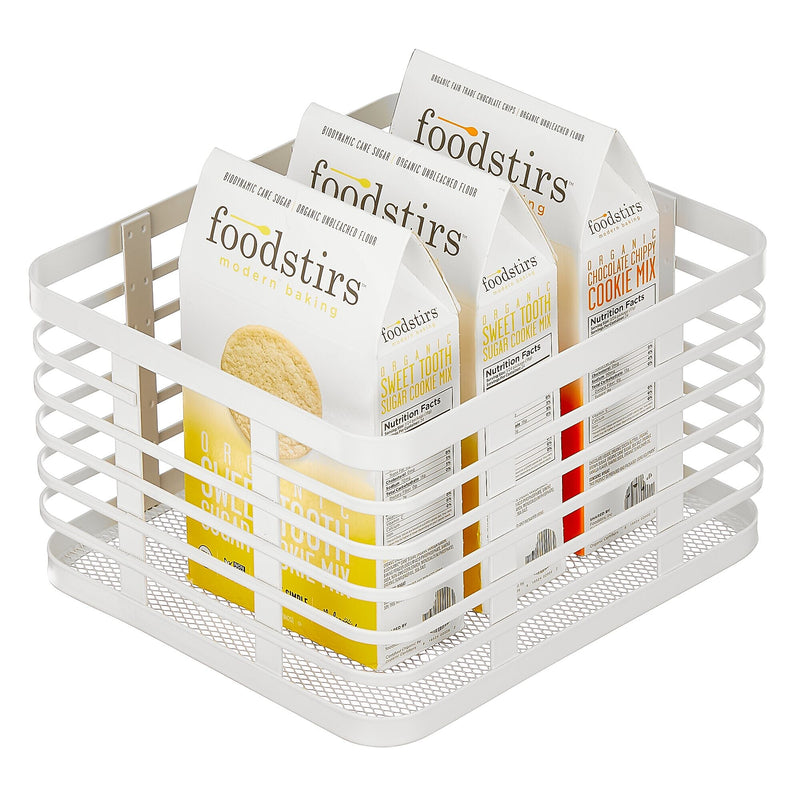 mDesign Steel Organizer, Matte White (25941)