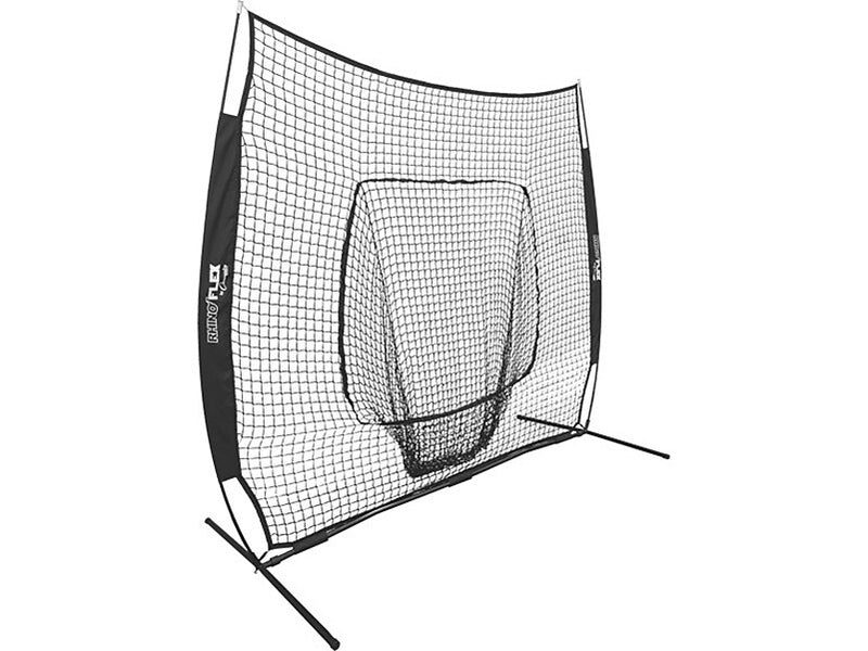 Champion Sports RHINO Flex Baseball Portable Training Net, Black (RBM77)