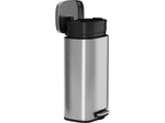 HLS Commercial Stainless Steel Trash Can with Hinged Lid, 8-Gallon, Silver (HLSS08RFR)