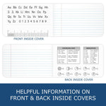 Roaring Spring Paper Products 1-Subject Composition Notebooks, 7.5" x 4.875", Wide Ruled, 60 Sheets, Black (77122)