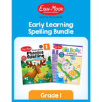 Evan-Moor Early Learning Spelling Activity Book Bundle, Grade 1 Workbook, 2/Set