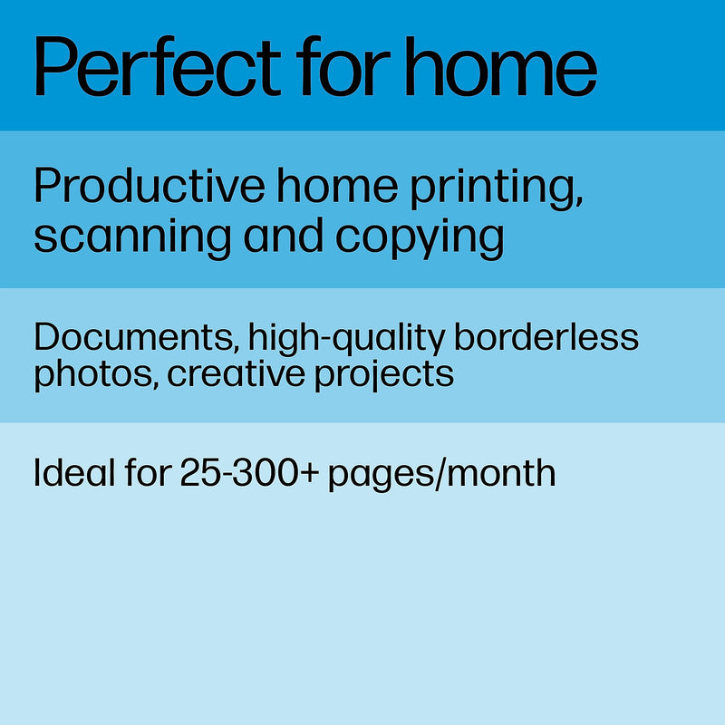 HP Envy Inspire 7955e Wireless Color All-In-One Inkjet Printer, Print, Scan, Copy, Best for Home, 3 Months FREE Ink with HP+