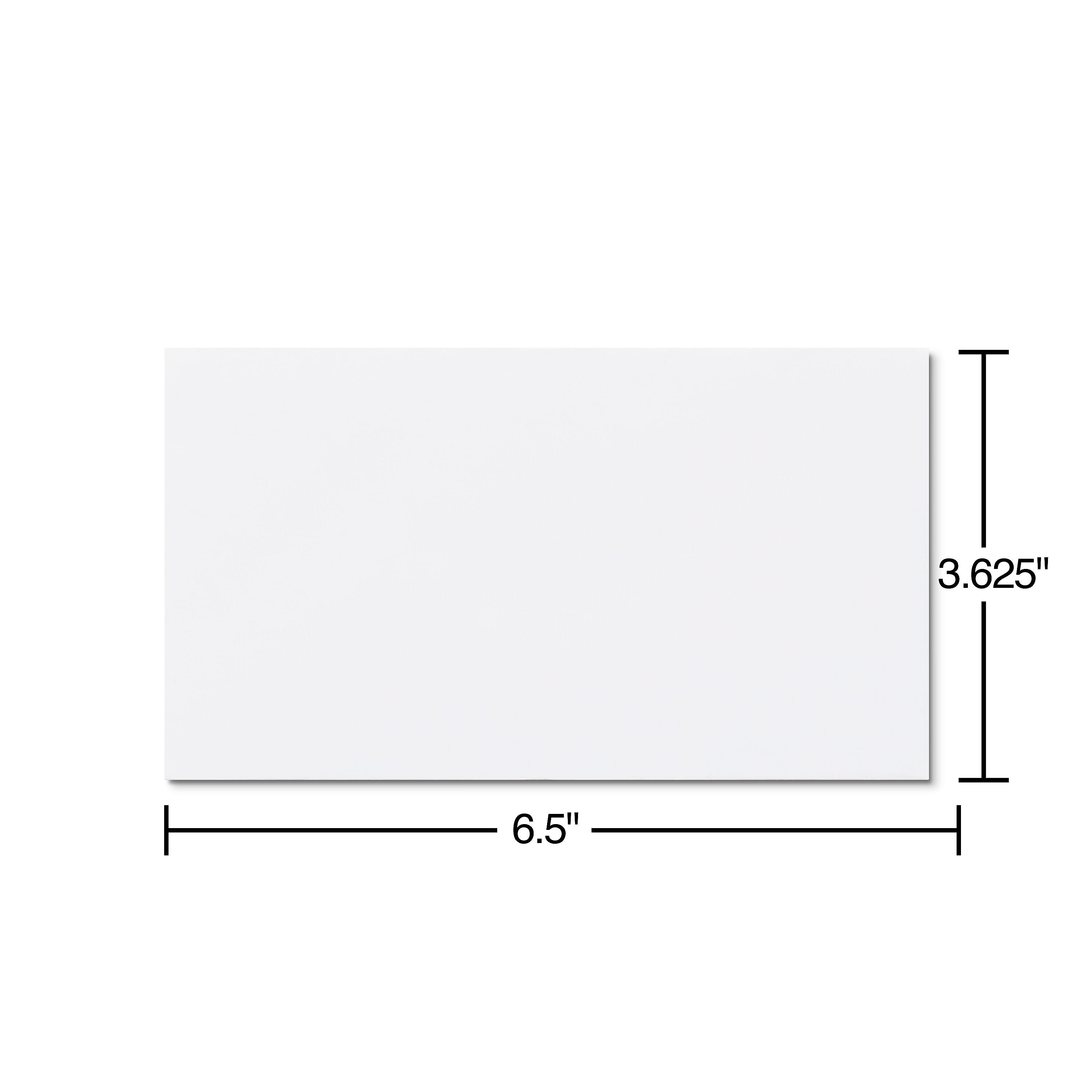 Staples Gummed Security Tinted #6 3/4 Business Envelopes, 3 5/8" x 6 1/2", White, 250/Box (19254)