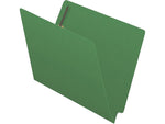 Medical Arts Press Reinforced End Tab File Folder, Straight Cut, Letter-Size, Green, 50/Box (S-01502-GRN)
