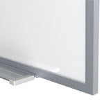 Ghent Proma Magnetic Porcelain Dry-Erase Whiteboard, Aluminum Frame, 4'H x 7' 4"W (PRM1-47-4)