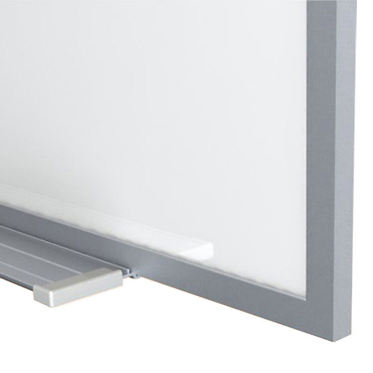 Ghent Proma Magnetic Porcelain Dry-Erase Whiteboard, Aluminum Frame, 4'H x 7' 4"W (PRM1-47-4)