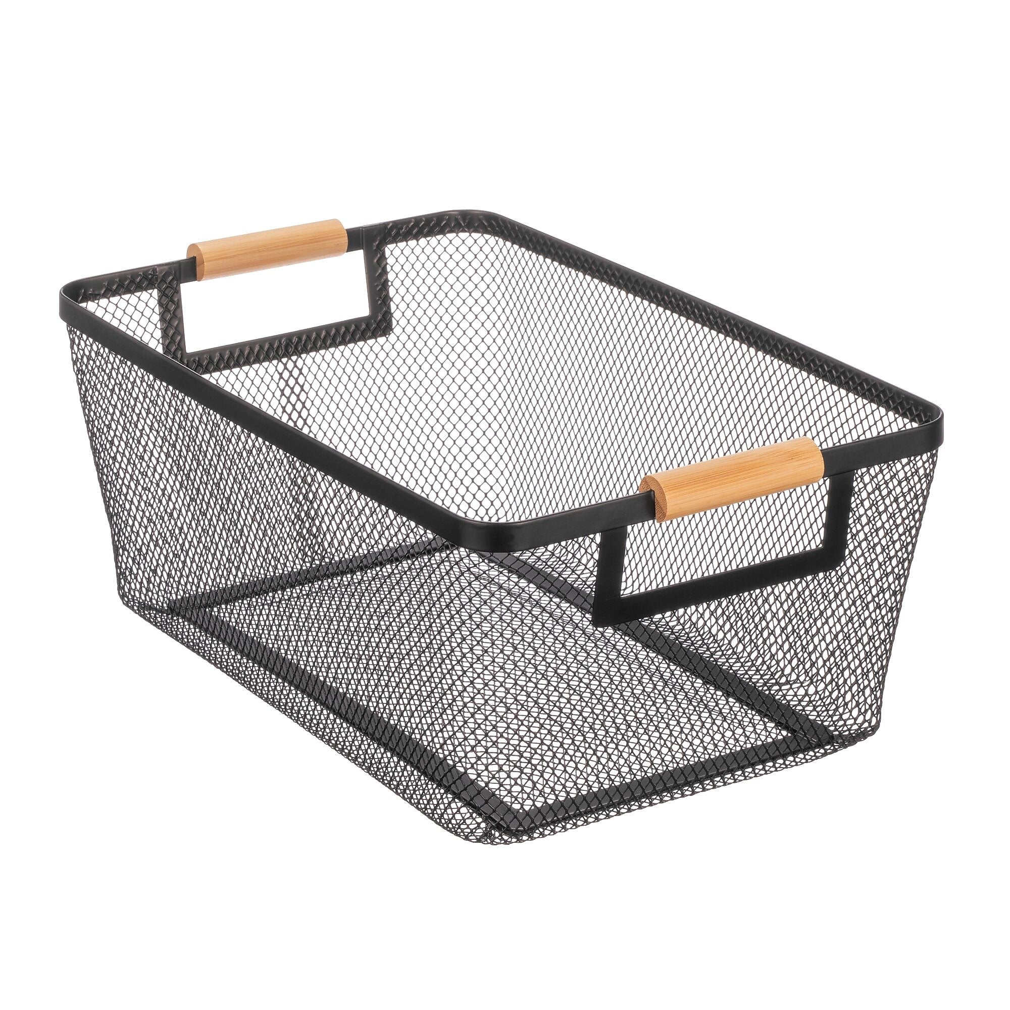 mDesign Steel Organizer, Matte Black (24357W)