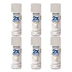 Rust-Oleum Painter's Touch 2X Ultra Cover Spray Paint, Gray, 12 oz., 6/Carton (331184)