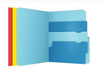 Pendaflex Divide it Up File Folder, Multi Section, Letter, Assorted, 144/CT