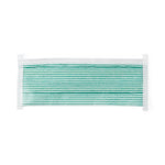 Medline Disposable N95 Flat Fold Adjustable Particulate Respirator Masks, White/Green, 210/Pack