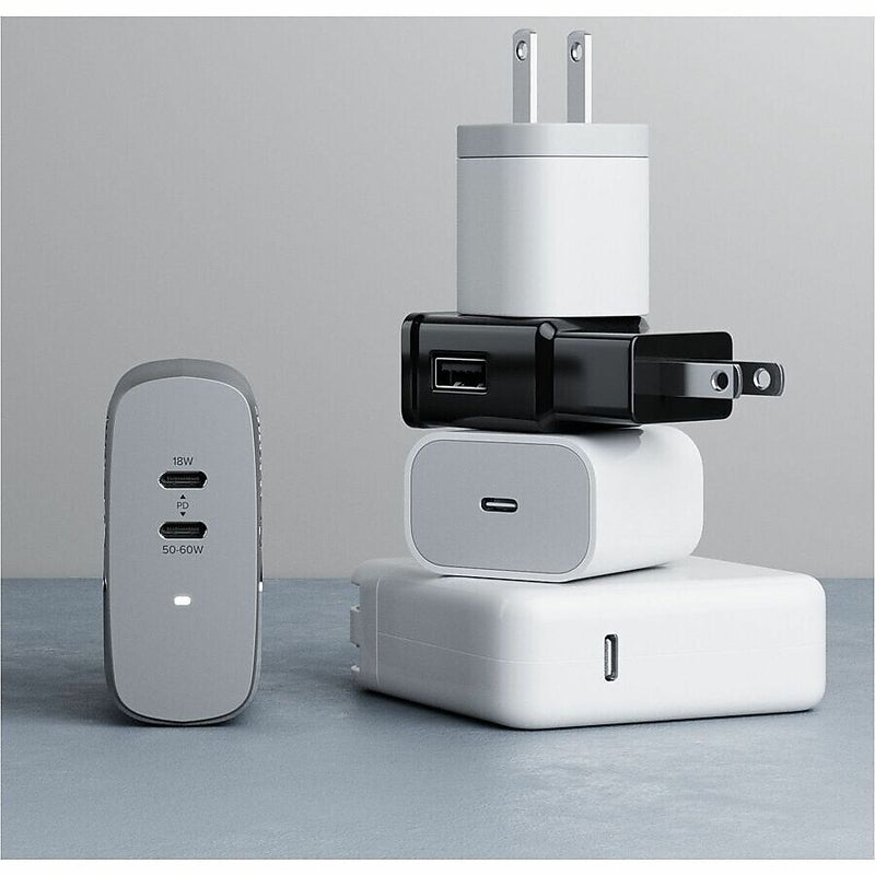 Alogic 2 Port 6W GaN Charger + USB-C Cable (WCG2X68SGR-US)