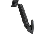 Amer Heavy Duty Curved Monitor Wall Mount Arm, Up to 49" Monitor, Black (AMR1UW)