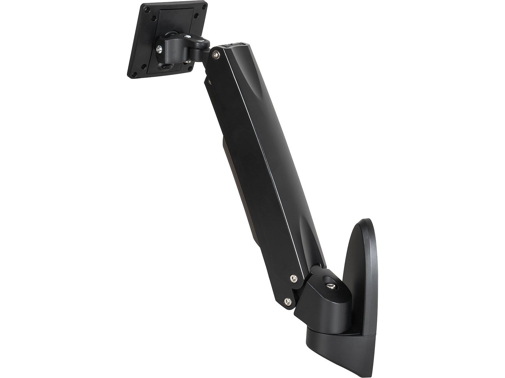Amer Heavy Duty Curved Monitor Wall Mount Arm, Up to 49" Monitor, Black (AMR1UW)