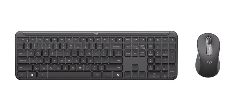 Logitech Signature Slim MK955 Wireless Keyboard and Optical Mouse Combo, Black (920-013271)