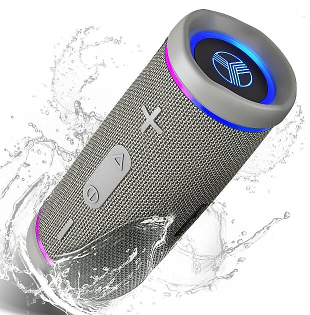 Treblab HD77 Premium Bluetooth Wireless Portable Speaker, Waterproof, Blue (HD77GR)