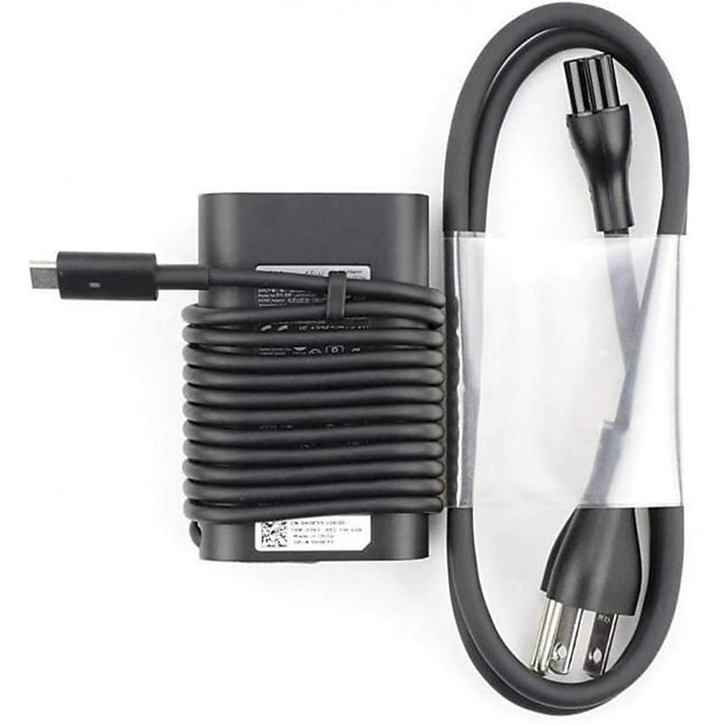 Dell 45W USB-C AC Adapter for Dell XPS, Latitude and Chromebook Laptop, Black (T6V87)