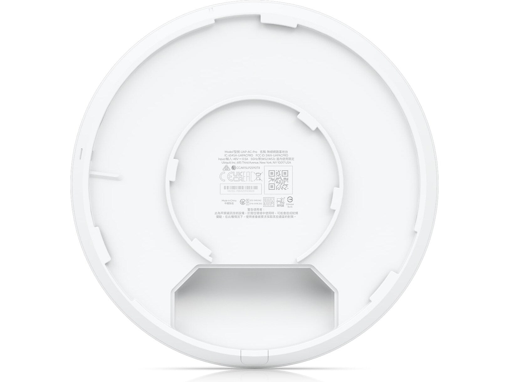 Ubiquiti U7 Pro AX 5.7 Gbps Tri Band PoE WiFi 7 Access Point, White (U7-PRO-US)