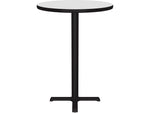 Correll 30" Round Dry-Erase Markerboard Cafe Table, Frosty White/Black (BXB30DER-80)