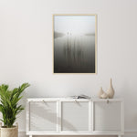Amanti Art Reeds in the mist by David Ahern Wood Framed Wall Art Print, 30" x 41" (A42677389619)