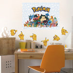 York Wallcoverings Pokémon Pikachu Children's Decals, Cartoons (RMK3596SCS)