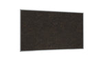 Ghent Chocolate Cork Bulletin Board, Aluminum Frame, 4' x 7' (AKCH47)