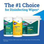CloroxPro Disinfecting Wipes, Lemon Fresh, 75 Wipes/Container (15948)