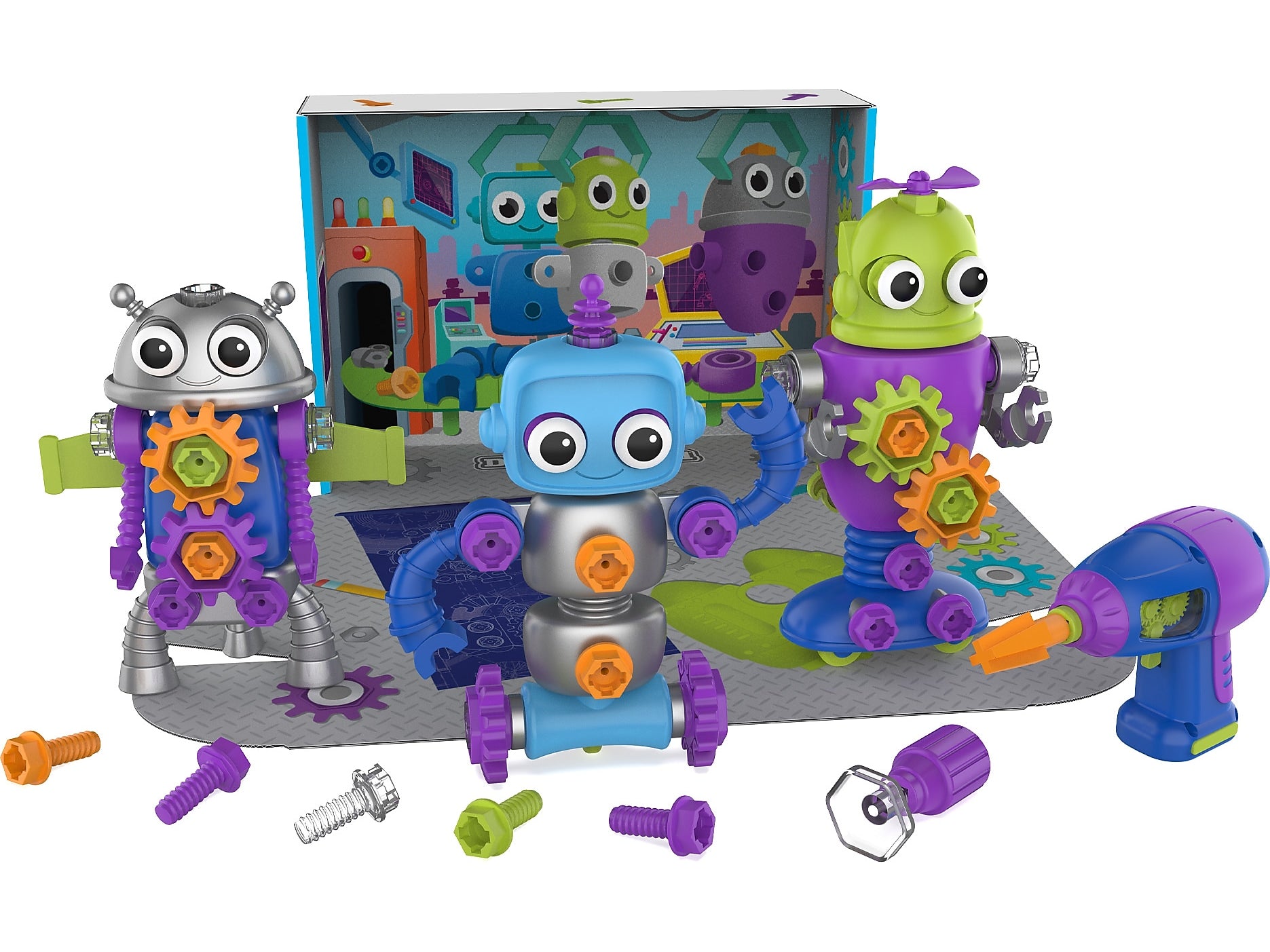 Educational Insights Design & Drill Robot Workshop Designer Set (4177)