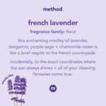 Method Liquid Hand Soap, French Lavender Scent, 12 oz. (00031)