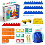Tytan Toys Magnetic Tiles & Building Blocks, 100 Pieces (ACTYT002)