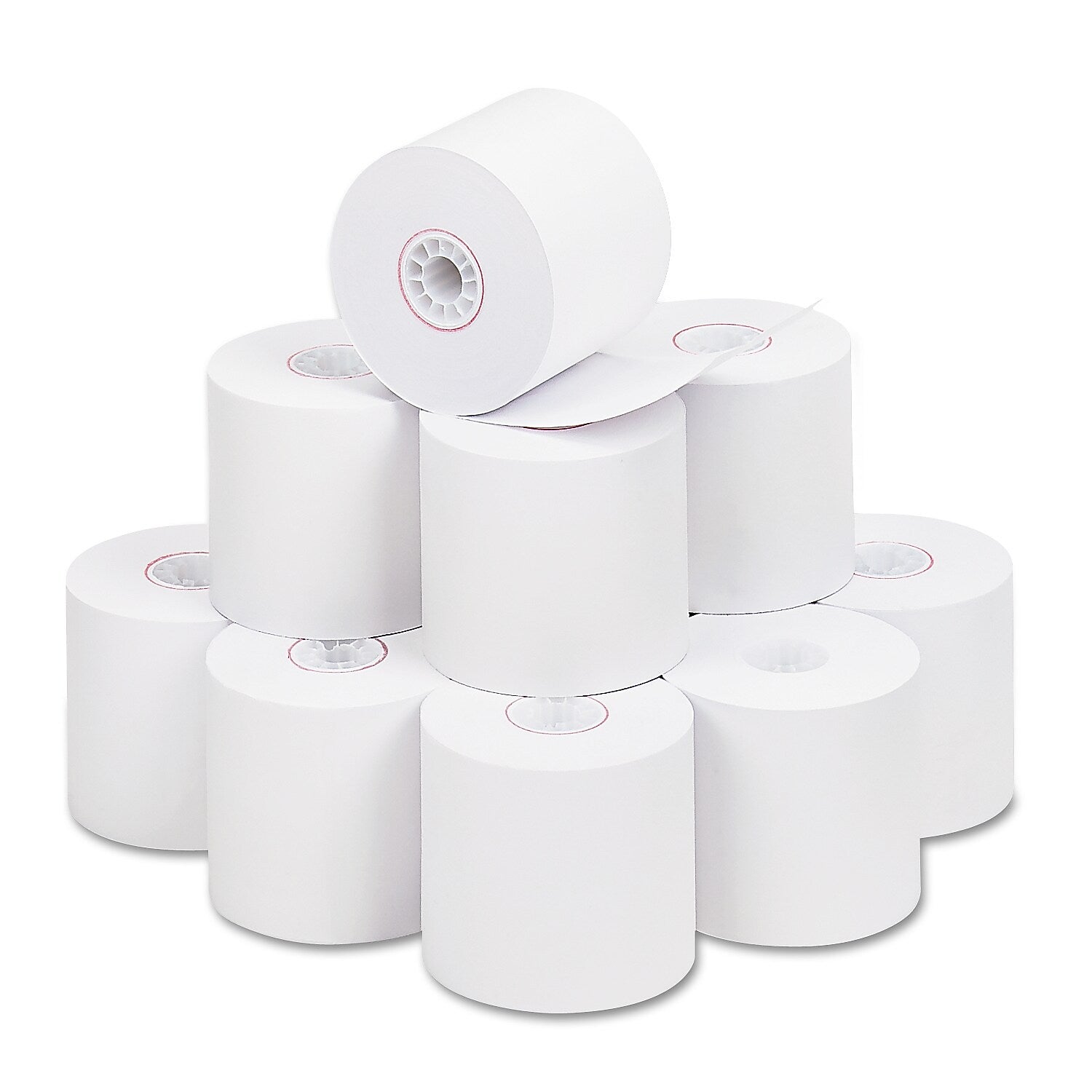 Impact Bond Paper Rolls, 2.25" x 150 ft, White, 12/Pack (ICX90742202)