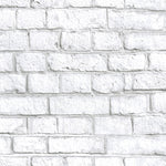 York Wallcoverings White Brick Peel and Stick Wallpaper (RMK11237WP)