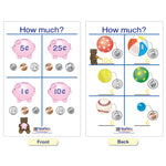 NewPath Learning Time & Money Bulletin Board Charts, English Edition, 12" x 18", 6/Set (NP-930225)