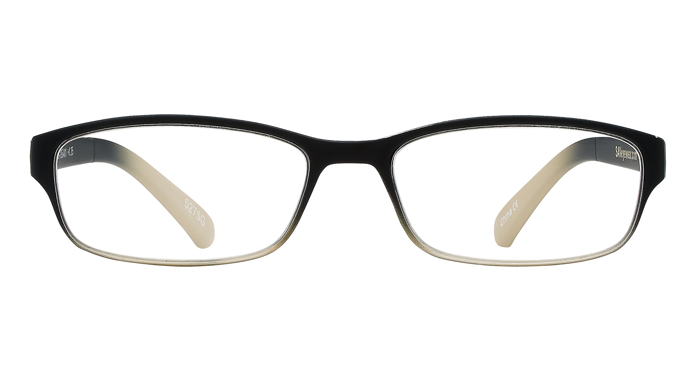 SAV Flex 2 +2.50 Reading Glasses, Black Gradient (E5028)
