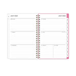 2025-2026 Blue Sky Roosevelt 5" x 8" Academic Year Weekly & Monthly Planner, Plastic Cover, Multicolored (128692-A26)