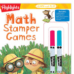 Highlights Learn-and-Play Math Stamper Games Activity Book
