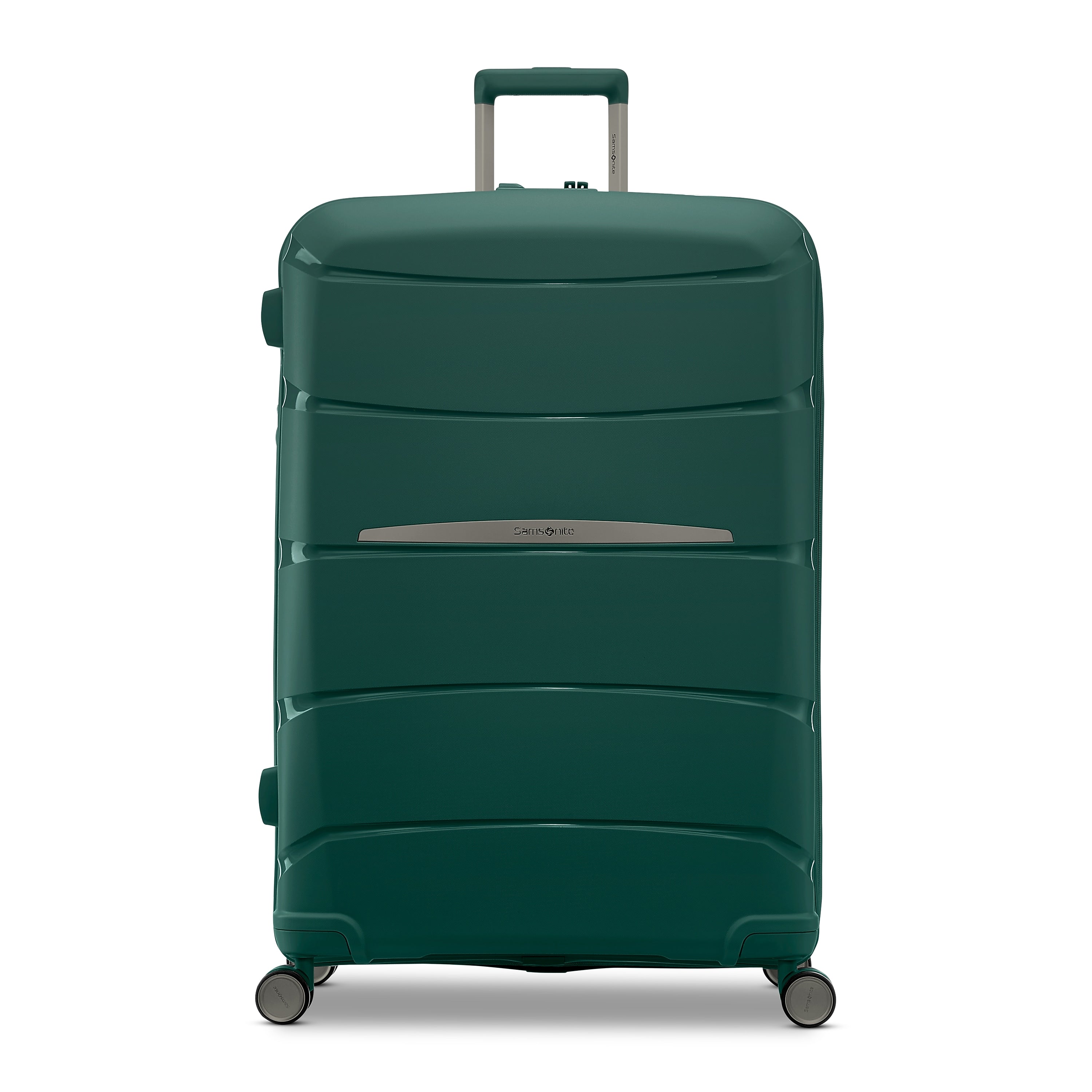 Samsonite Outline Pro 12.5" Hardside Suitcase, 4-Wheeled Spinner, Emerald Green (137395-1327)