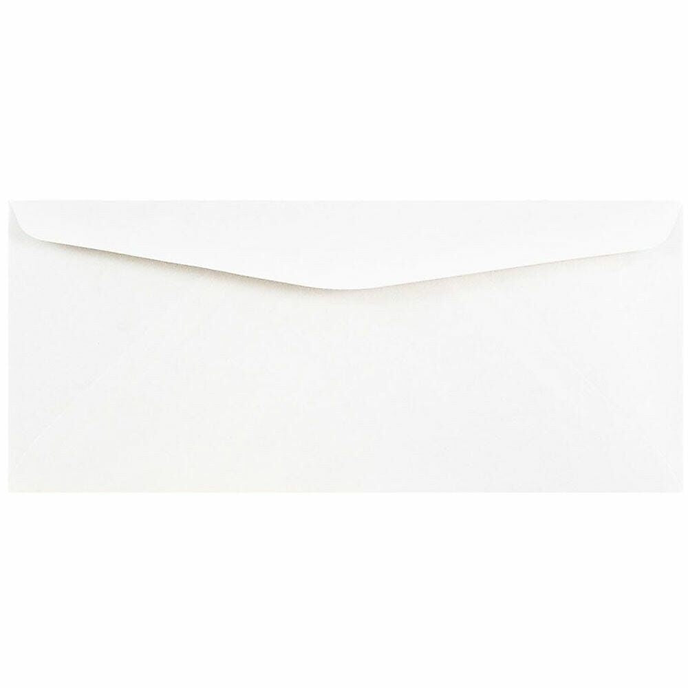 JAM Paper #10 Business Commercial Envelopes, 4 1/8 x 9 1/2, White, 25/Pack (35532)