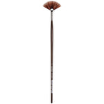 da Vinci TOP-ACRYL Oil and Acrylic Synthetic Bristle Red-Brown, Fan Brush (DVXVA4853)