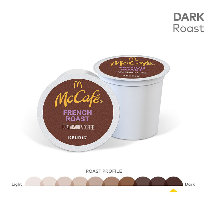 McCafe French Roast Coffee, Dark Roast, Keurig® K-Cup® Pods, 24/Box (5000201378)
