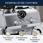 DeLonghi La Specialista Arte Evo 2-Cups Commercial Steam Espresso Machine, Stainless Steel (EC9255M)