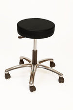Brandt Industries Armless Vinyl Medical Stool (17421 Black)
