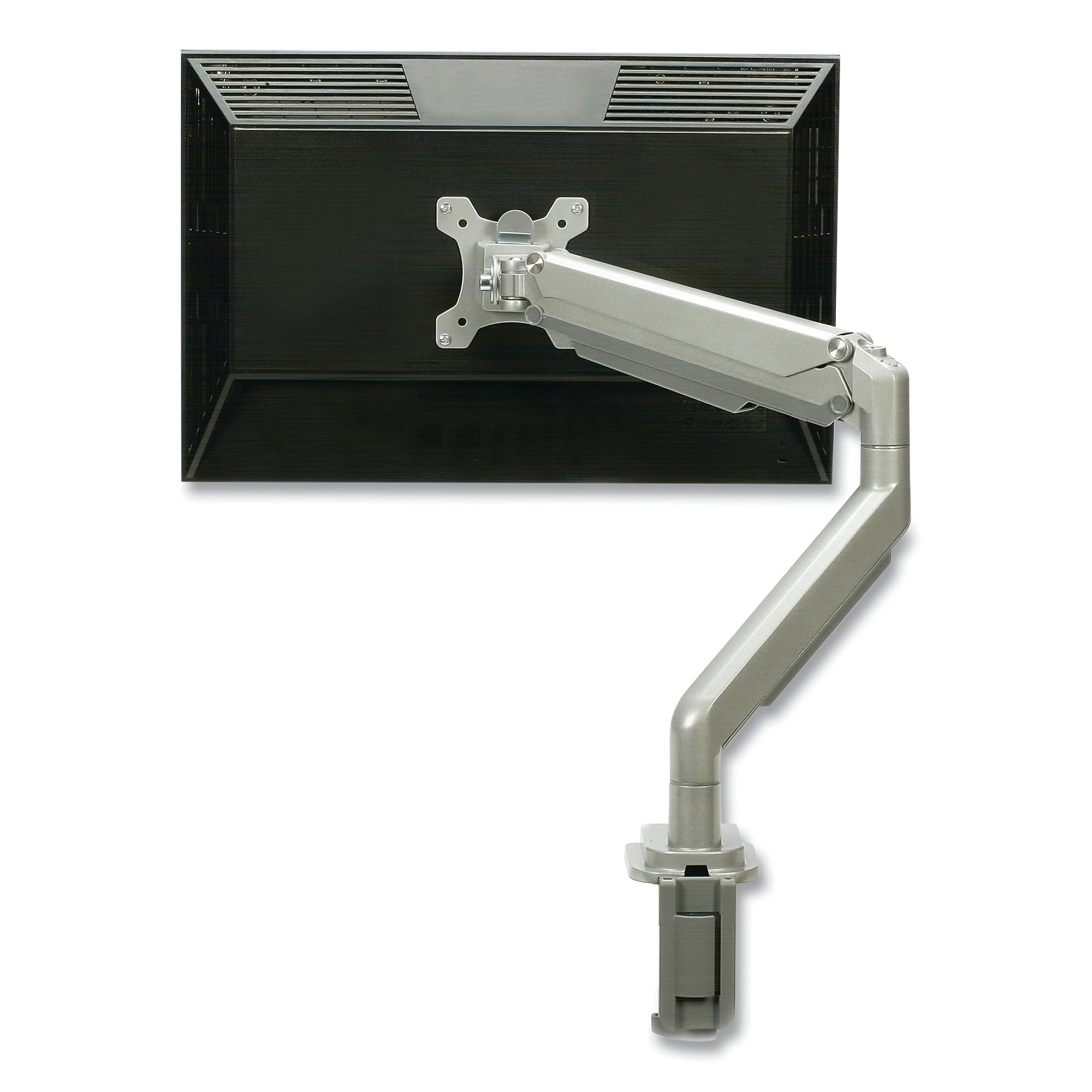 AbilityOne 7110016915485 SKILCRAFT Gas-Spring Ergonomic Dual Monitor Arm, 32" Monitors, Supports 19.8 lb (NSN6915485)