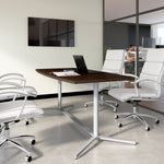 Bush Business Furniture 72"W x 36"D Boat Shaped Conference Table, Mocha Cherry (99TBM72MRSVK)