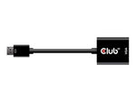 Club 3D 0.75' Display Port to SVGA Audio/Video Monitor Cable, Black (CAC-2013)