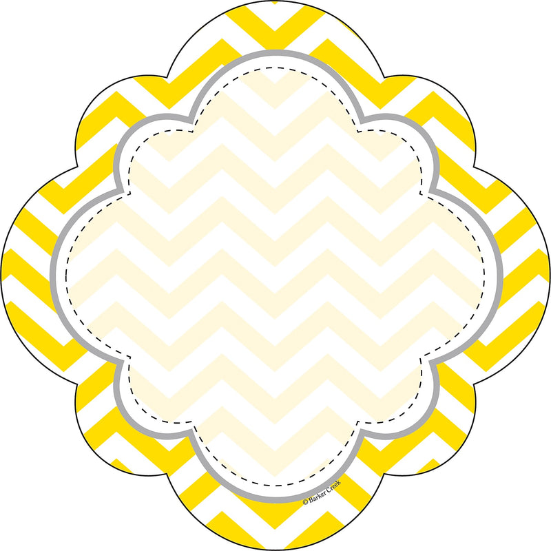 Barker Creek Beautiful Chevron Double-Sided Accents, 36/Pack (LL2202)