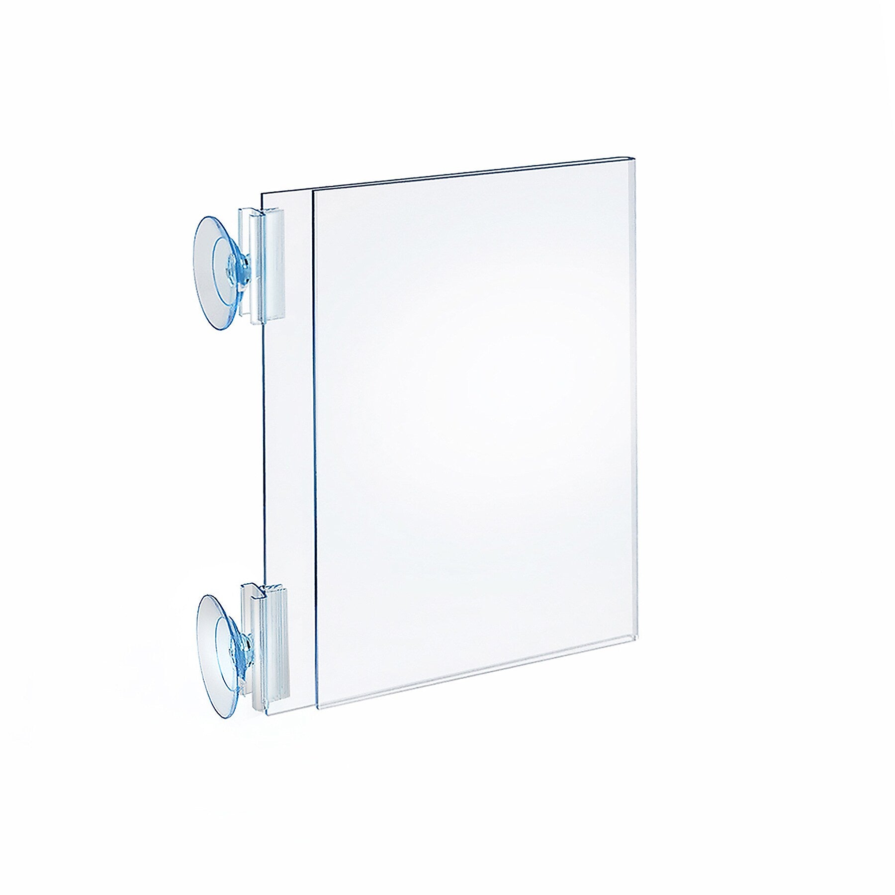 Azar Sign Holder, 6.25" x 8.5", Horizontal, Wall Mounted, Clear, Acrylic, 10/Box (106684)